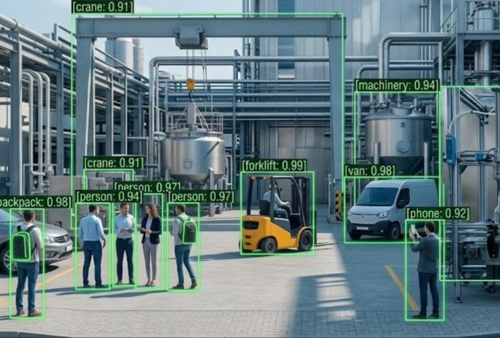 Asset and personnel tracking at industrial facility